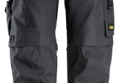 Spodnie Canvas+ Stretch Snickers z workami kieszeniowymi, regularne
